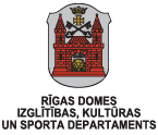 Rīgas domes Izglītības, kultūras un sporta departamenta logo