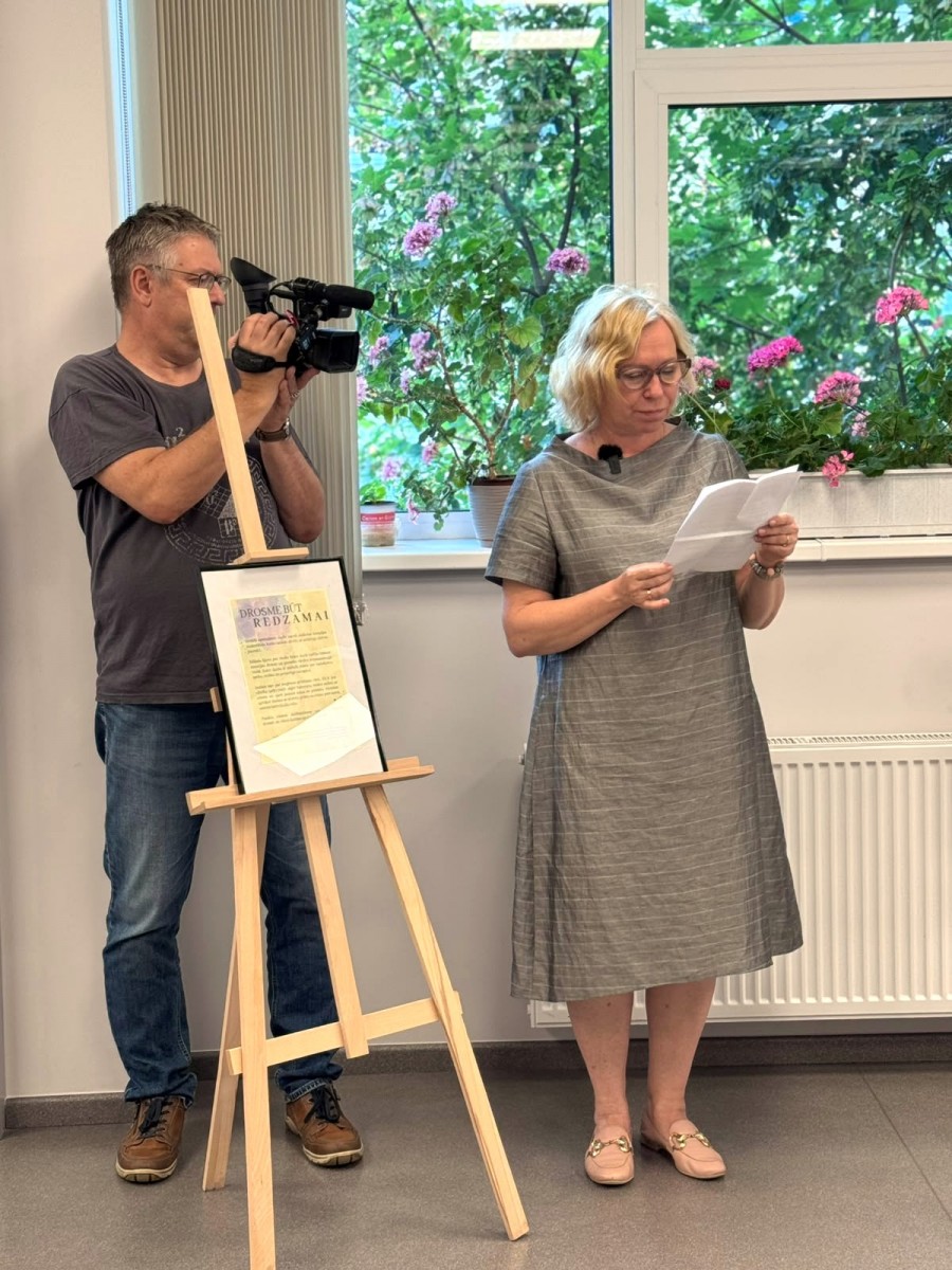 Izstādes "Drosme būt redzamai!" atklāšana