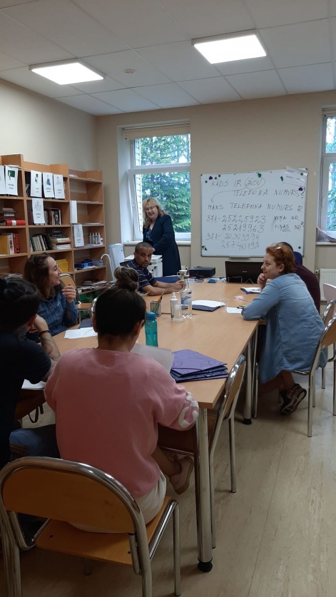 Latvian language courses 11th 12th training group | Patvērums Drošā Māja
